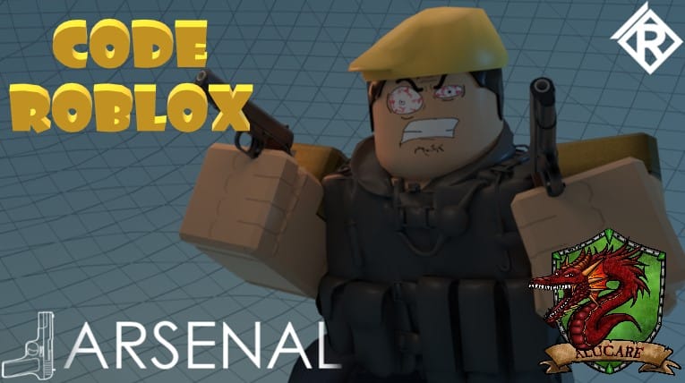 Roblox codes on the Arsenal minigame 