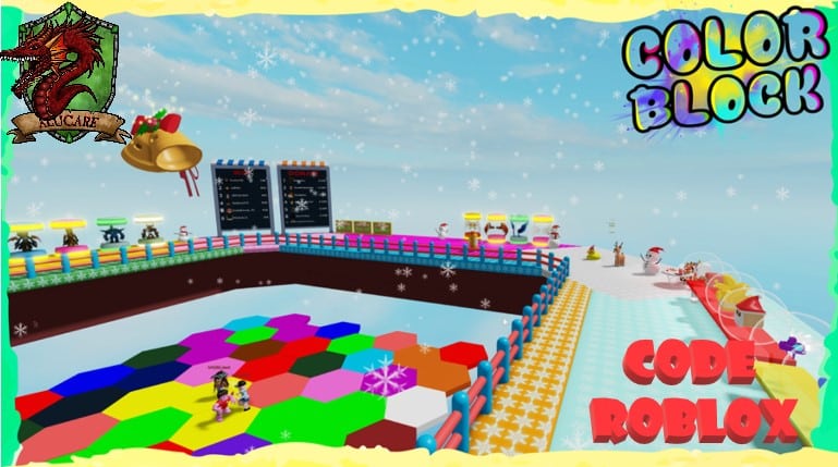 Códigos de Roblox en el mini juego de bloques de colores 