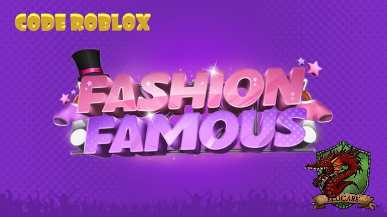 Codes Roblox sur le mini jeu Fashion Famous 