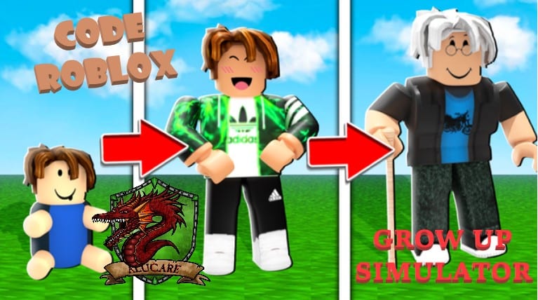 Roblox codes on the mini game Grow Up Simulator 
