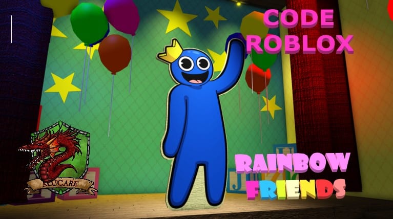 Roblox-Codes für das Minispiel „Rainbow Friends“. 