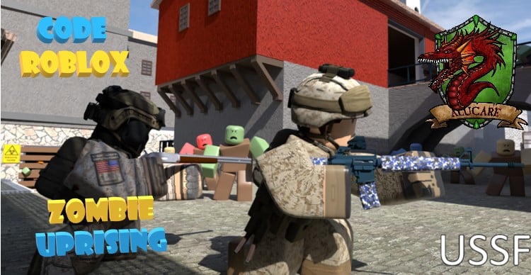 Roblox codes on the Zombie Uprising mini game 