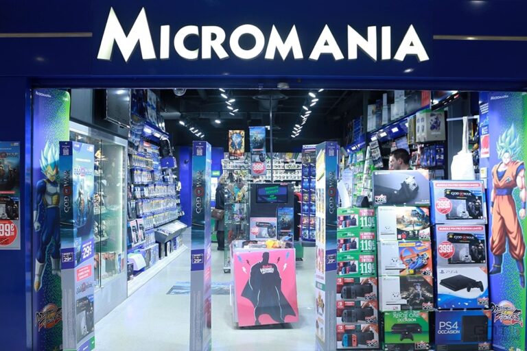 Image of a Micromania store