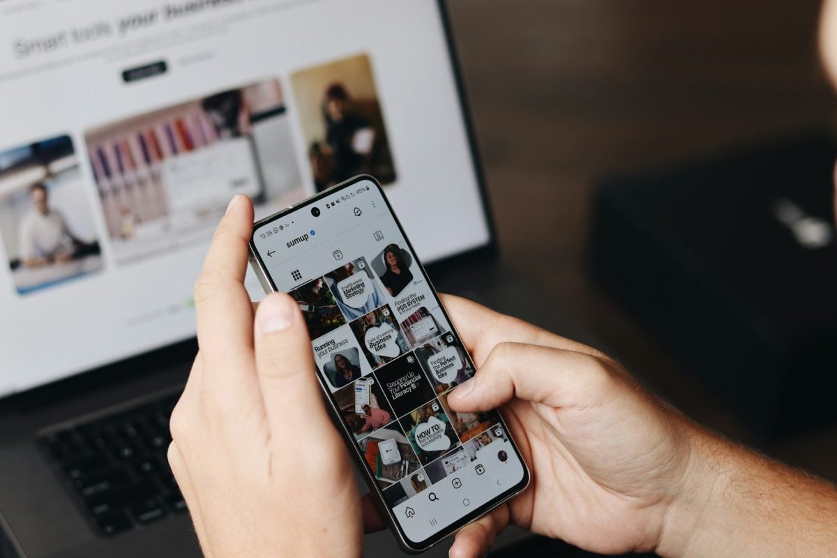 La grille, un des contenus du feed sur Instagram