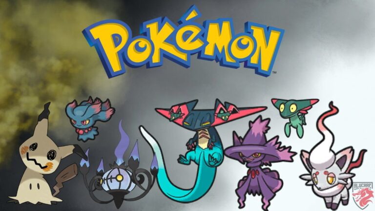 Illustration til vores artikel "Hvilke svagheder har Pokémon af Spectre-typen?