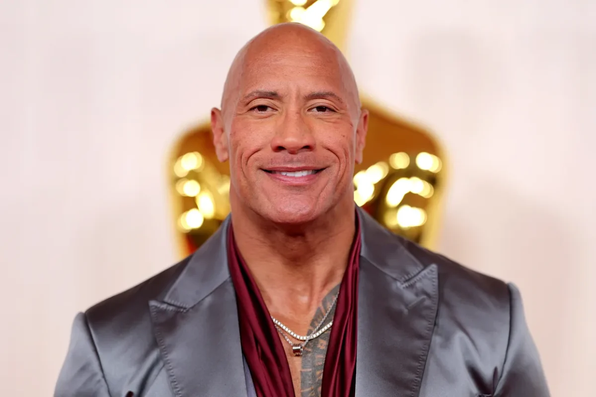 L'attore Dwayne Johnson o The Rock