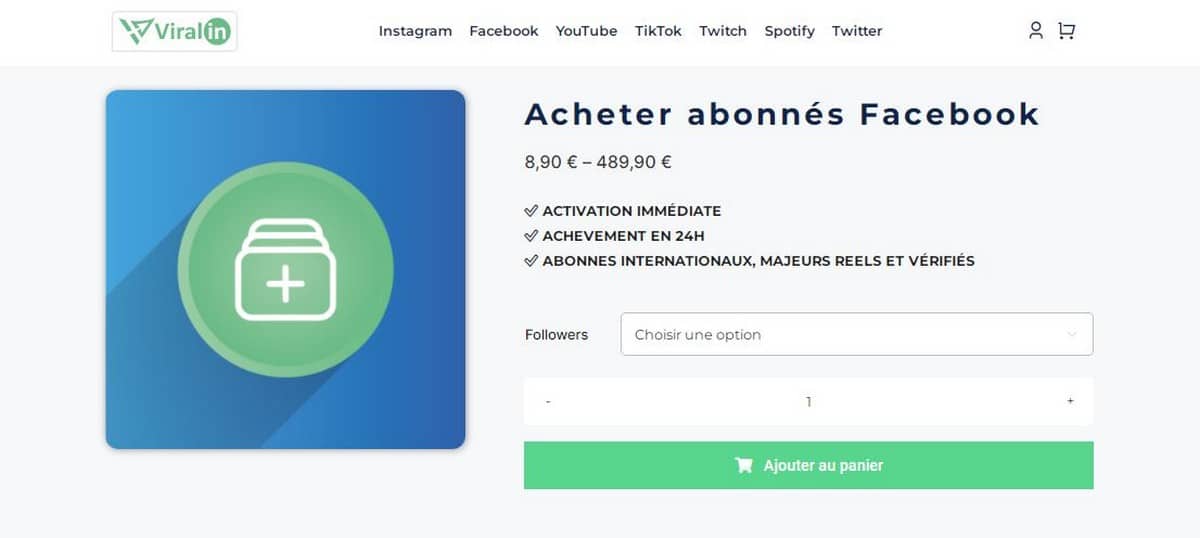 Image Kaufen Sie Facebook-Follower