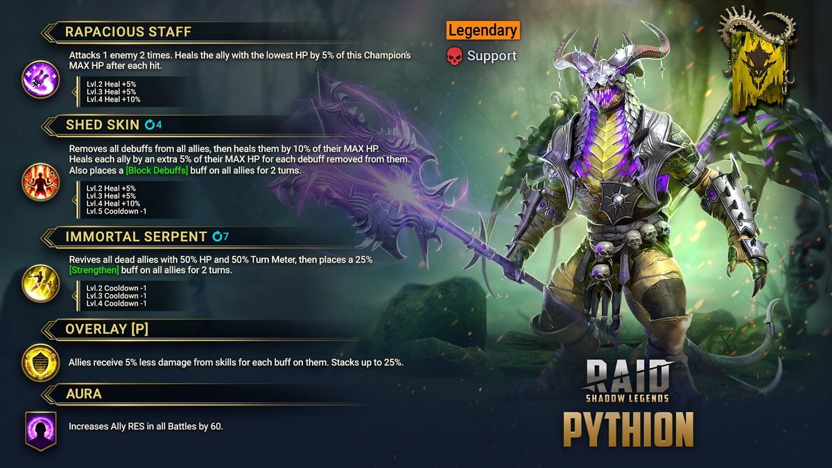 Habilidade Pythion RSL