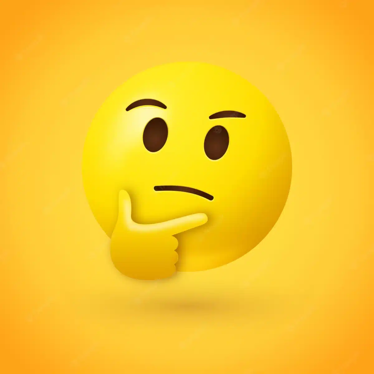 eftertænksom emoji