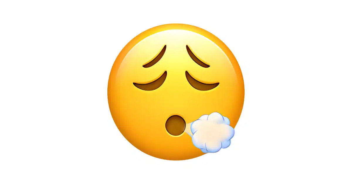 Emoji meniup