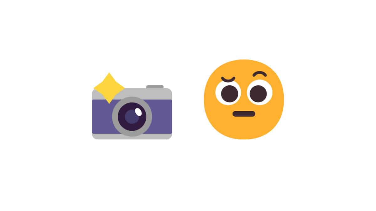 Emoji de sobrancelha franzida