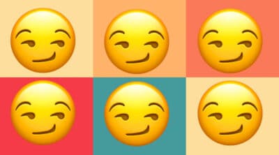 Emoji senyum 