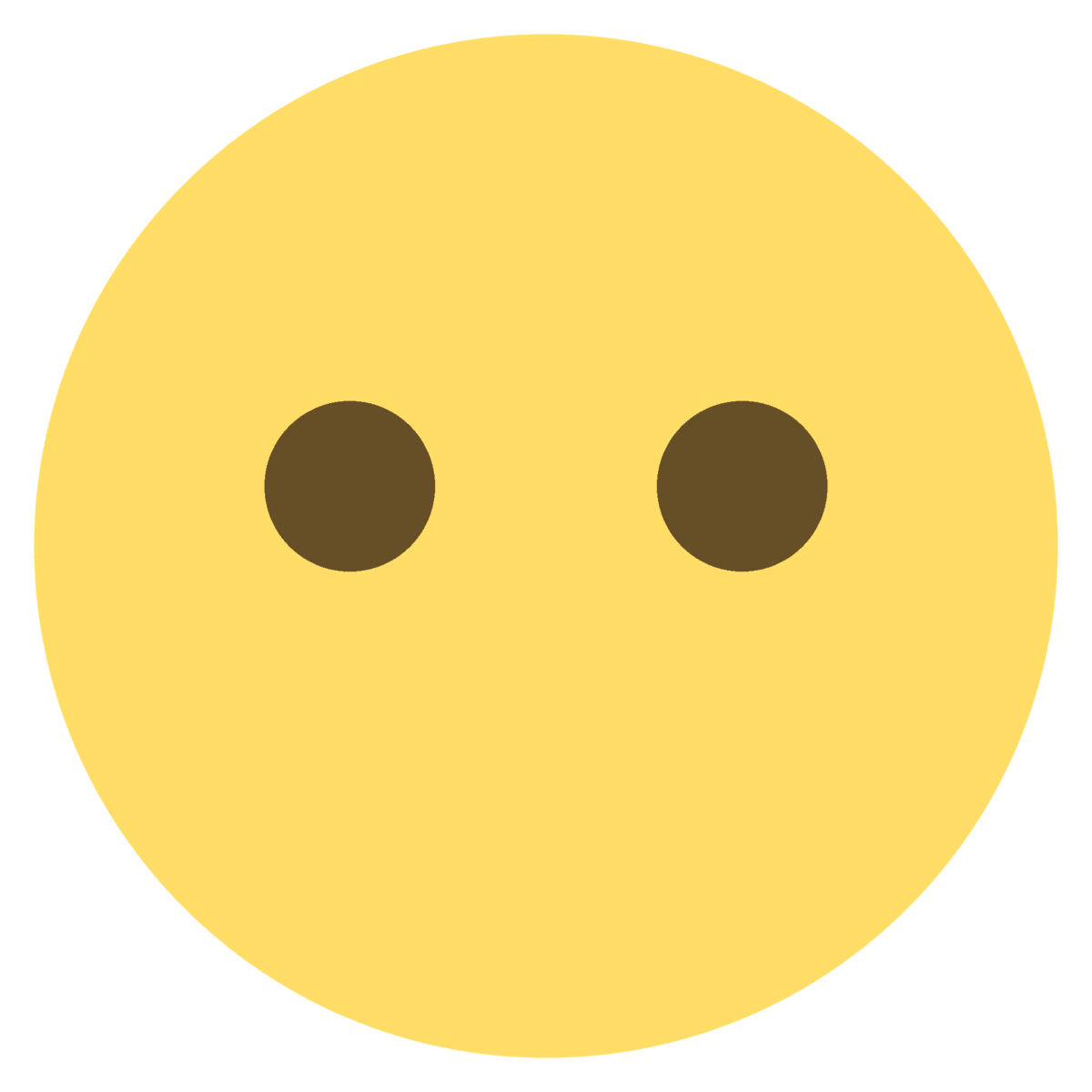 Emoji sans bouche