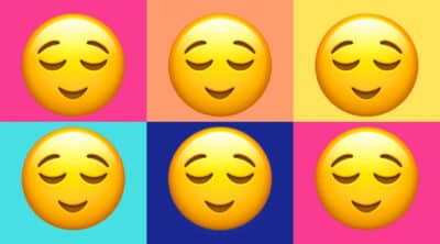 😌 Signification : Que signifie l'émoji visage soulagé ? - Alucare