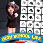 Значок мини-игры High School Life roblox 