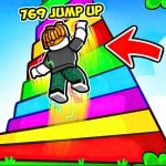 Salta più in alto ogni secondo icona del mini gioco roblox 