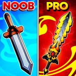 Icon of the roblox Sword Fighters Simulator mini game! 