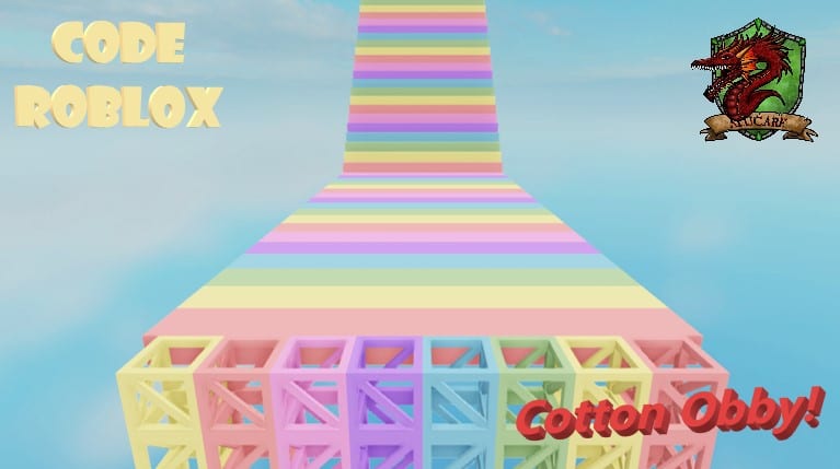 Roblox-Codes im Minispiel Obby Cotton! (Baumwolle Obby!)