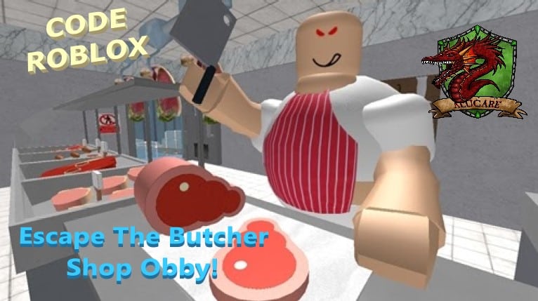 Roblox Codes on Escape The Butcher Shop Obby ミニゲーム! 
