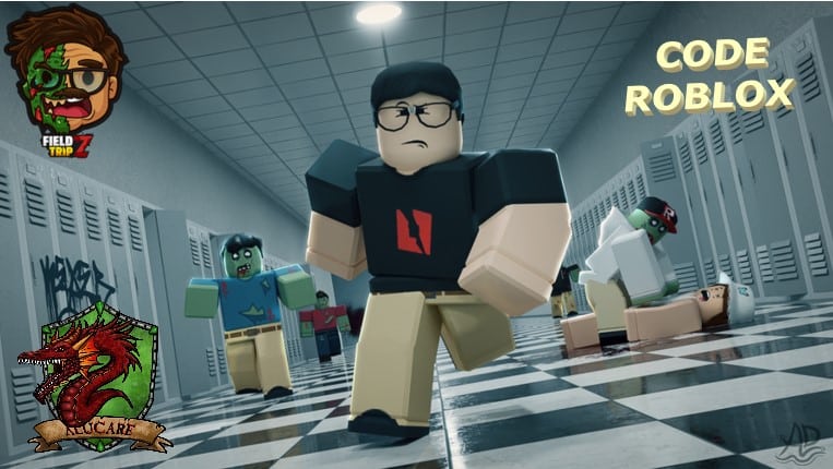 Roblox codes on the Field Trip Z mini game 
