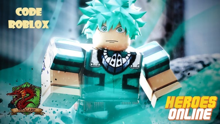 Roblox codes on the Heroes Online mini game 