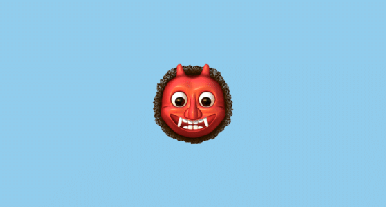 Ilustração de imagem de emoji de ogro