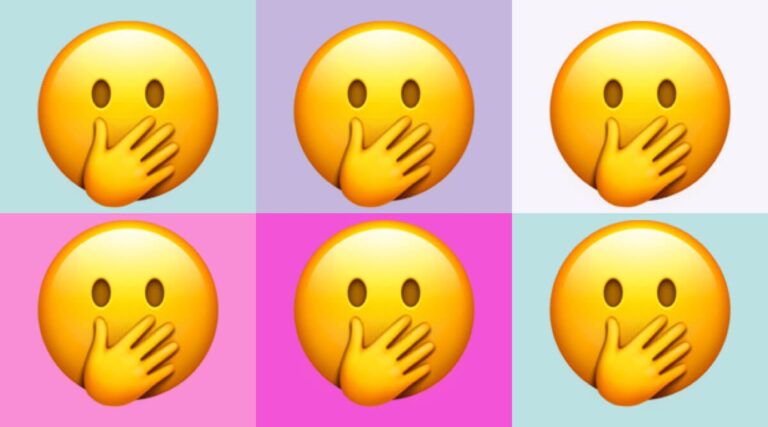  Que Signifie L moji Avec Une Main Sur La Bouche En 2026