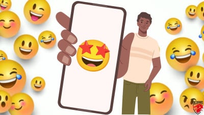 Illustration en image pour notre article "Quelle est la signification du smiley 🤩"