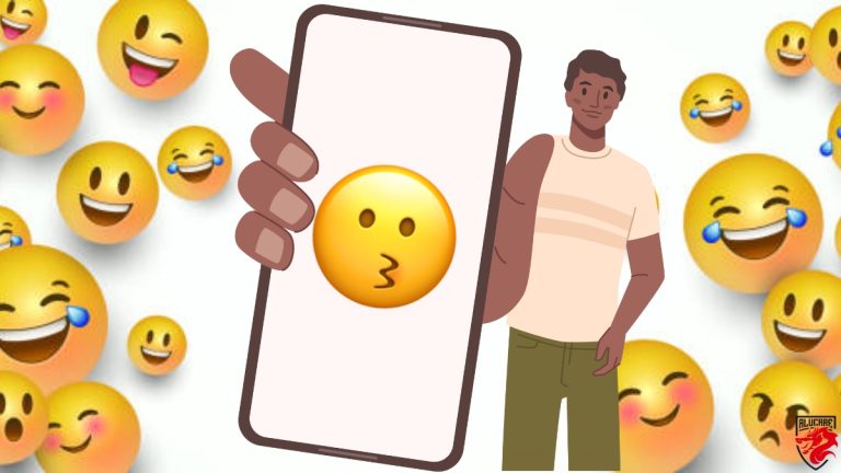 Face kissing emoji illustration 😗