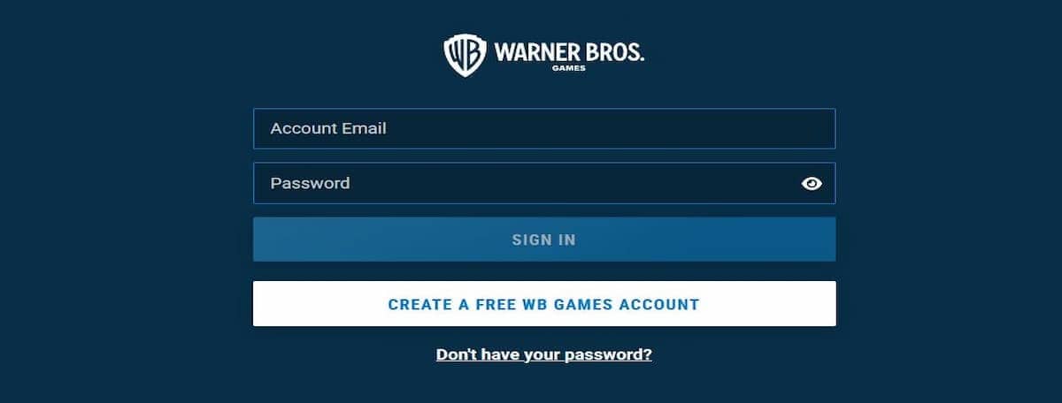 WB account creation