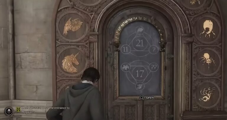 Pintu teka-teki warisan Hogwarts