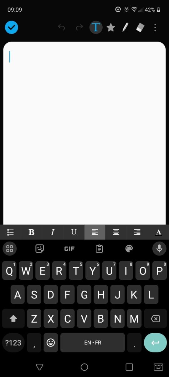 アンドロイドでキーボードを表示する