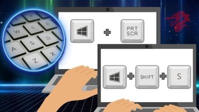 Illustration des manipulations à faire pour une capture d'écran avec le clavier sur Windows