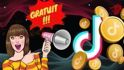 Illustrazione dell'immagine per il nostro articolo "Come ottenere monete tiktok gratis?".