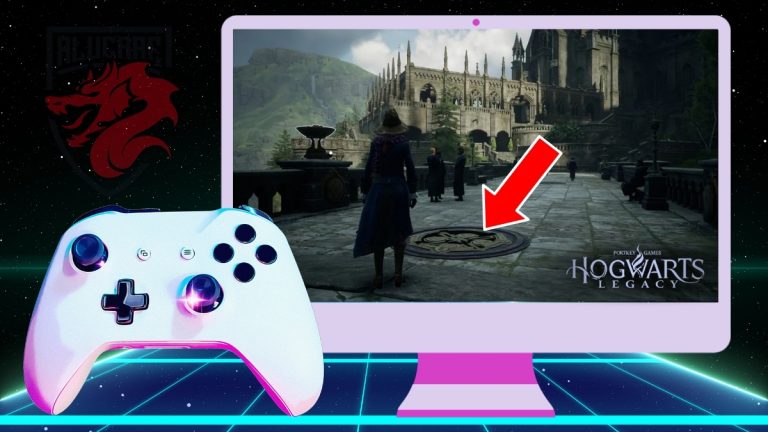 Illustration des in Hogwarts Legacy zu lösenden Puzzles der Viadukthofbrücke