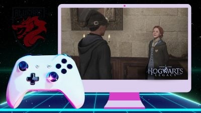 Ilustrasi Profesor Weasley yang sedang mempelajari mantra transformasi di Hogwarts Legacy