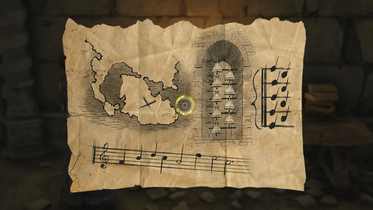 Hogwarts Legacy carte musicale dans Plus rien ne cloche