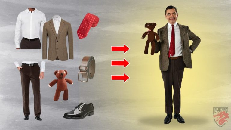Illustration for our article "How to make a successful mister bean disguise".