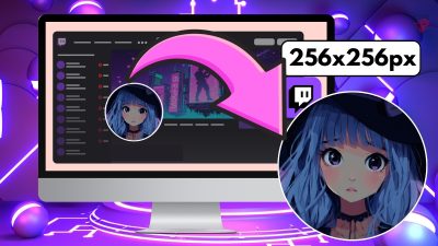 Logo Twitch Quelle dimension, format et taille pour votre photo de profil