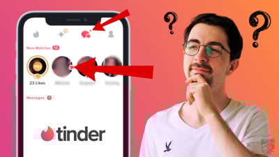 What's the red dot on Tinder?