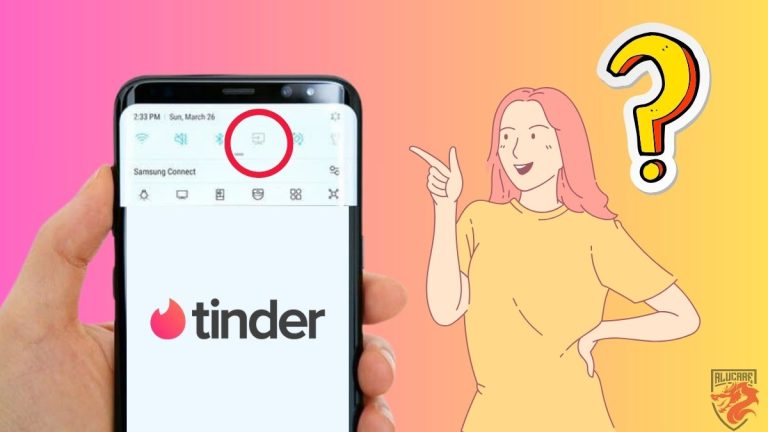 Illustration for our article "Do screens show up on Tinder?"