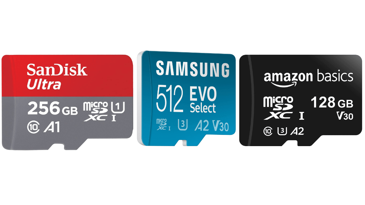 TOP 3 micro SDXC memory cards