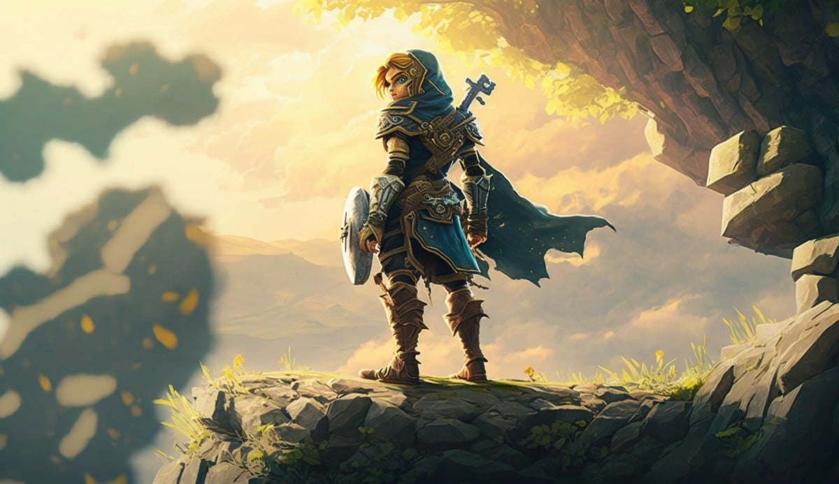Illustration en image de Zelda 
