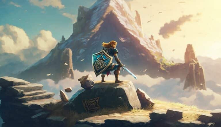 Illustration in Zelda image