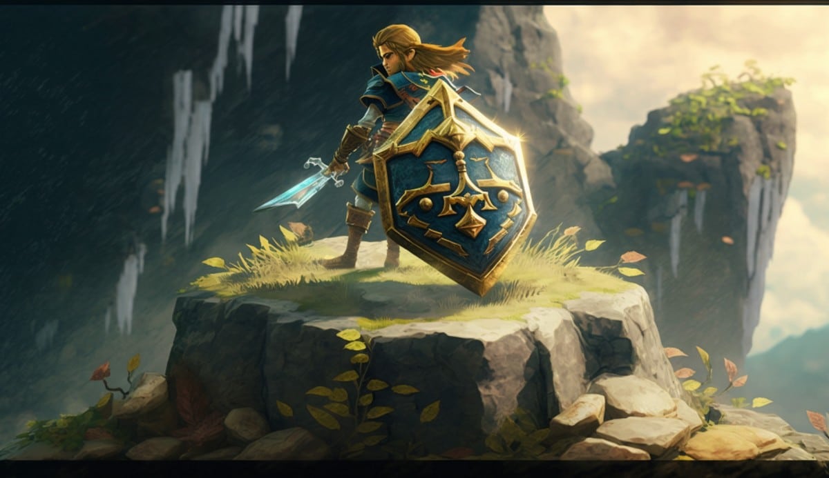 Illustration en image de Zelda 