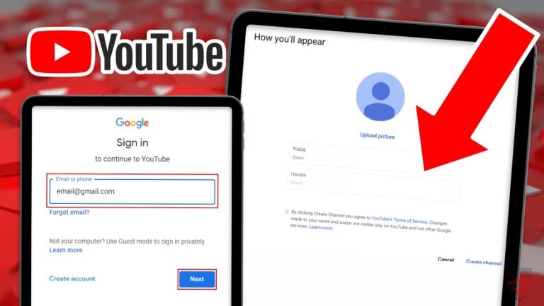 Иллюстрация последних шагов по созданию аккаунта на YouTube