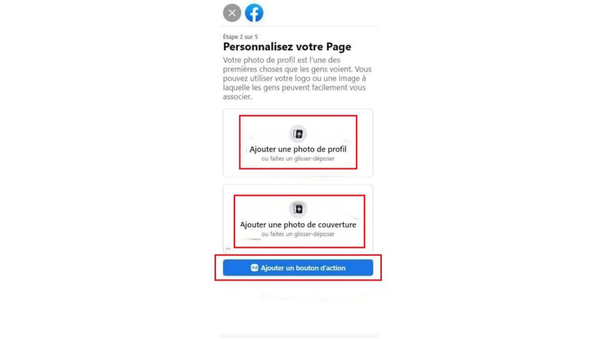 Personnalisation photo de profil et couverture d'une page Facebook. 