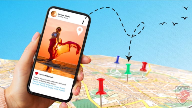 Illustrazione dell'immagine per il nostro articolo "Come vedere la posizione di qualcuno su Instagram".