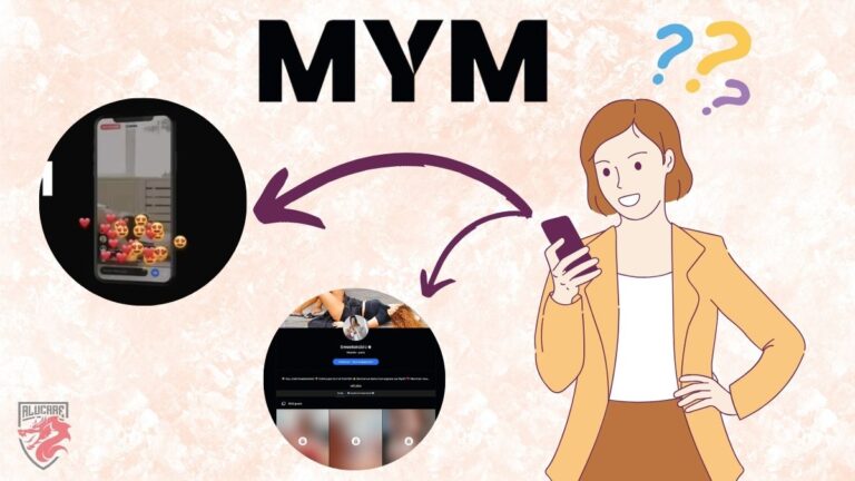 Mym What's a Mym account」のイラスト。