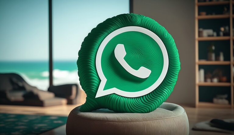 WhatsApp 应用程序的图像说明